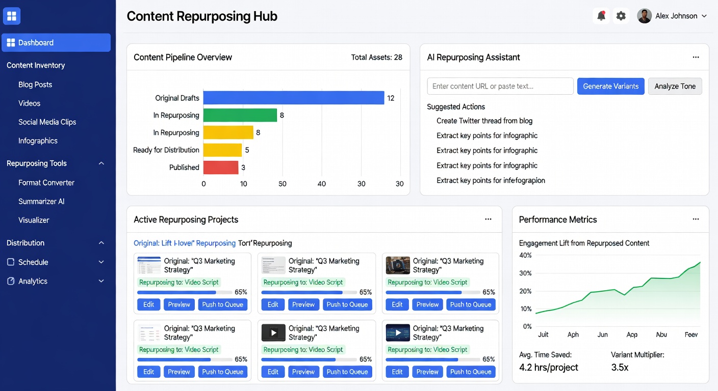 Content Management Dashboard